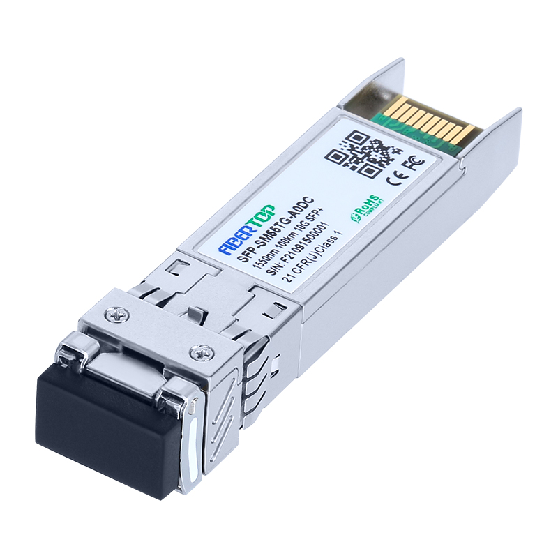 Mellanox  Compatible  10GBase-ZR SFP+ Transceiver SMF 1550nm100km LC DOM